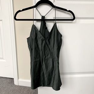 THEORY Draped Back Slip Top